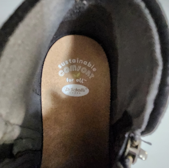 Womens Dr. Scholl's Astir Suede Black Bootie size 8 1/2 W - Picture 5 of 14